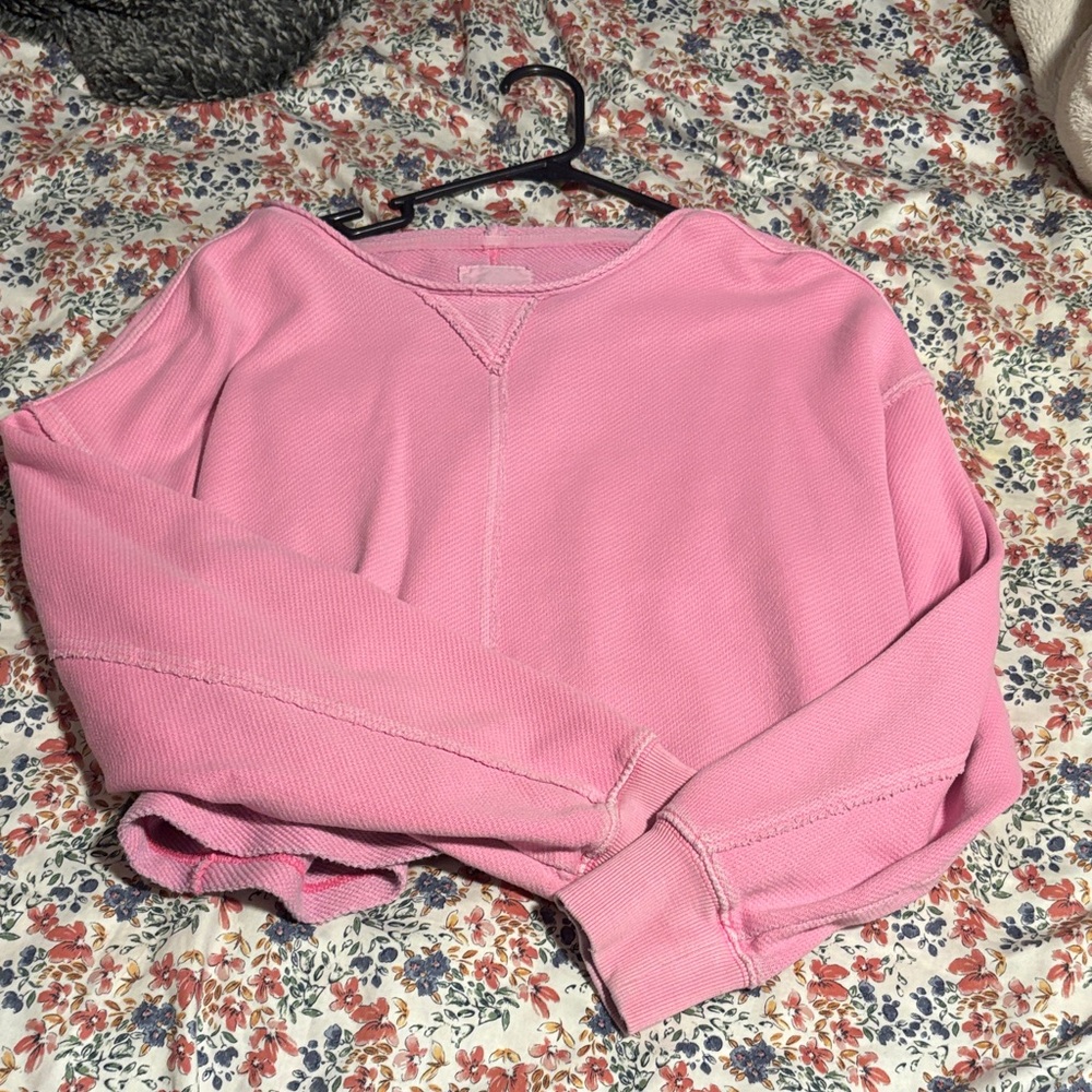 Aerie Pink Long Sleeve Top